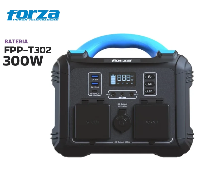 Generador Electrico Portatil 300W Forza FPP-T302